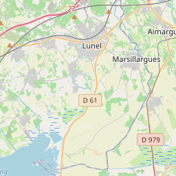 Locatie van Pont de Lunel