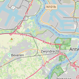Locatie van City Camping Antwerp