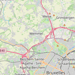 Locatie van Camping Grimbergen