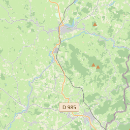 Locatie van Camping Les Feuilles