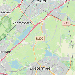 Locatie van Camping Leiden-Zoeterwoude
