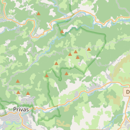 Locatie van Camping le Mas de Champel
