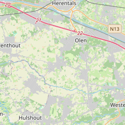 Locatie van Camping t' Heiken