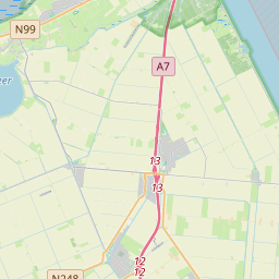 Locatie van Land uit Zee