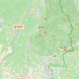 Locatie van Camping des Favards