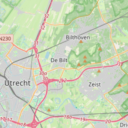 Locatie van Camping Bos Park Bilthoven