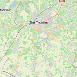 Locatie van Bivakzone Eyckenbos Kerkom