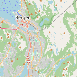 Locatie van Bratland Camping