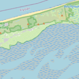 Locatie van Camping 't Wantij