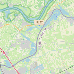 Locatie van Camping Heerewaarden