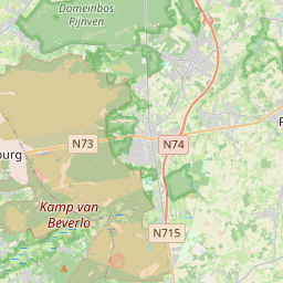 Locatie van Molenheide