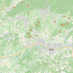 Locatie van Camping le Luberon