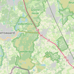 Locatie van Camping Brugse Heide