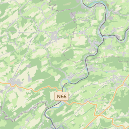 Locatie van Au Bord de l'Ourthe