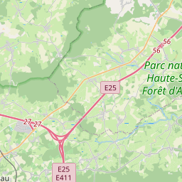 Locatie van Aux Sources de Lescheret