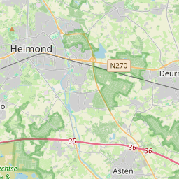Locatie van Boerderijcamping Op Den Diesdonk