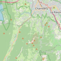 Locatie van Camping Le Mont Grêle