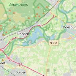 Locatie van Camping De Steeg