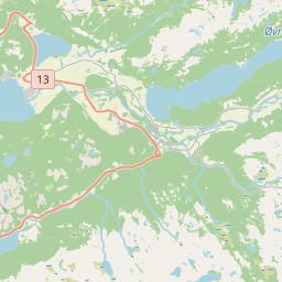 Locatie van Tysdal Camping