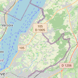 Locatie van TCS Camping Genève - Vésenaz