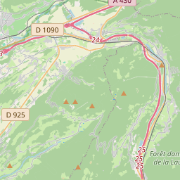 Locatie van Camping du lac de Carouge