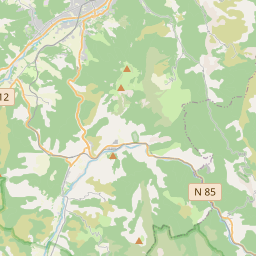 Locatie van Camping Les Eaux Chaudes