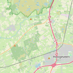 Locatie van Camperplaats Hoogeveen