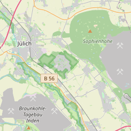 Locatie van Wohnmobilstellplatz Brückenkopf-Park Jülich
