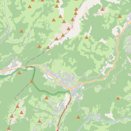 Locatie van Camping des Glières