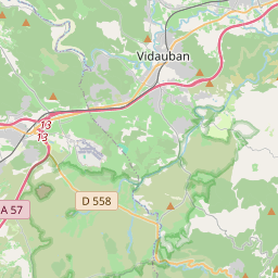 Locatie van Camping de la Vallée de Taradeau