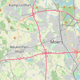 Locatie van Wohnmobilstellplatz KLamp-Lintfort Am Wandelweg