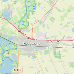 Locatie van Camping de Veenborg