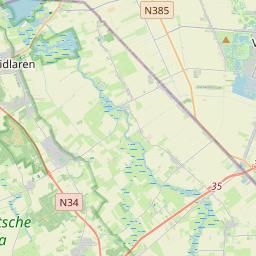 Locatie van Camping ÁMOI Gieterveen