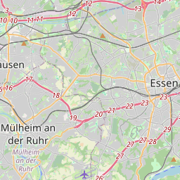Locatie van Wohnmobilstellplatz Mülheim an der Ruhr