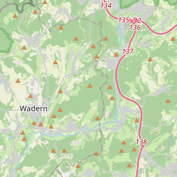 Locatie van Wohnmobilstellplatz Alter Sportplatz Nonnweiler