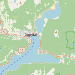Locatie van Kjørnes Camping