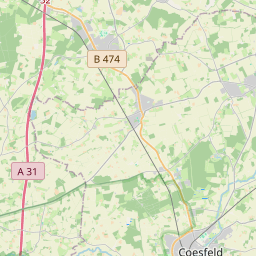 Locatie van Wohnmobilstellplatz Coesfeld