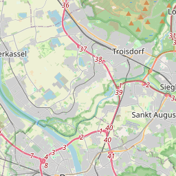 Locatie van Aggerstadion Troisdorf