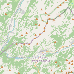 Locatie van Camping Haute Gruyère