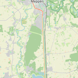 Locatie van Hase Natur Camping