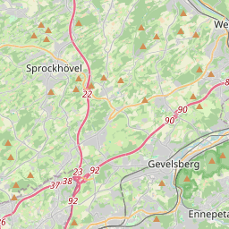 Locatie van Ennepebogen Gevelsberg