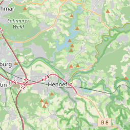 Locatie van Wohnmobilstellplatz Siegdamm