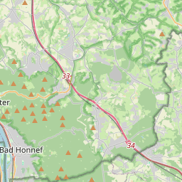 Locatie van Campingpark Siebengebirge