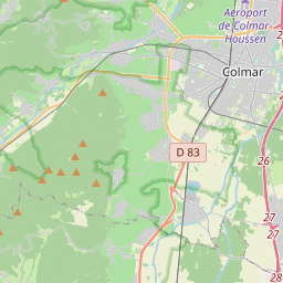 Locatie van Camping des Trois Châteaux