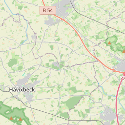 Locatie van Wohnmobilstellplätz Havixbecker Freibad