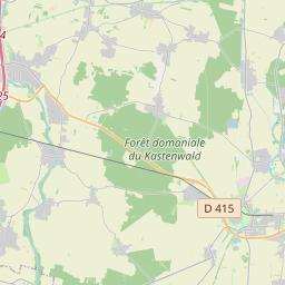 Locatie van Camping de l'Ill