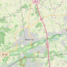 Locatie van Wohnmobilhafen Bergkamen