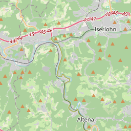 Locatie van Wohnmobilstellplatz Sauerlandhalle