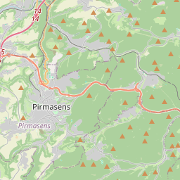 Locatie van Wohnmobilstellplätze Zentrum Rodalben