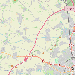 Locatie van Camping de Strasbourg